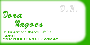 dora magocs business card